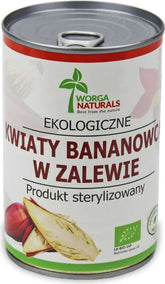 Bananenblüten in Salzlake BIO 400 g (220 g) (Dose) - WORGA NATURALS